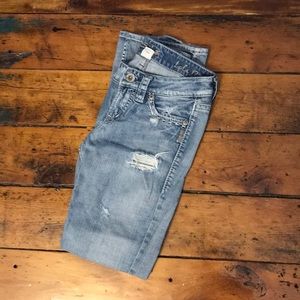 Lola 17” Silver Jeans